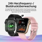 Top Performance Smartwatch mit Gesundheitstracking / IP67 Wasserdichtigkeit / 35 Tage Akkulaufzeit / 100 Sportmodi – Bild 7