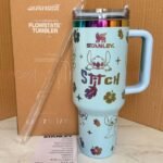 🔥40OZ Stitch Cup 1200ML 🥰 Straw Topper as Free Gift🎁 – Bild 16