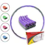 Premium Hula Hoop Reifen 1.0 von FitOne / Kalorienkiller / 8-teilig / patentiertes Wellendesign / hochwertiges PP-Material / stabiler Schaumstoff / Fitnesswaffe – Bild 11