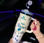 🔥40OZ Stitch Cup 1200ML 🥰 Straw Topper as Free Gift🎁 – Bild 11