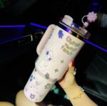 🔥40OZ Stitch Cup 1200ML 🥰 Straw Topper as Free Gift🎁 – Bild 10